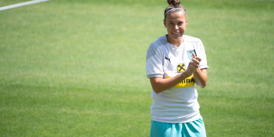 Auf sie müssen die deutschen Spielerinnen im K.o.-Spiel gegen Österreich besonders achten: Nicole Billa.