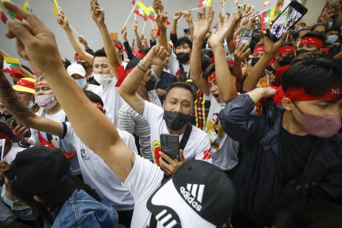In Myanmar (Birma) brachen nach den Hinrichtungen Proteste aus. Myanmar (Birma)