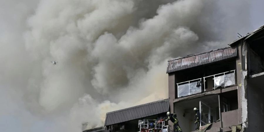 Rettungsarbeiten in Kiew