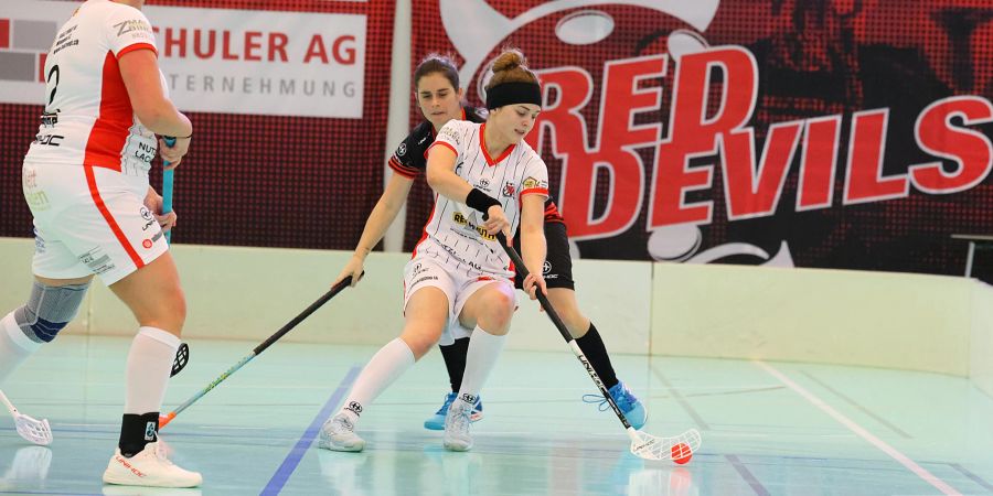 Red Devils March-Höfe Damen 1. Liga: Die Teufelinnen haben einen heissen Unihockey-Tanz hinter sich. - March