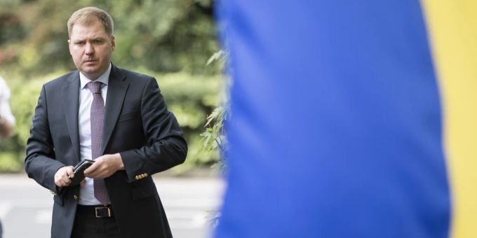 Der ukrainische Botschafter in der Schweiz, Artem Rybchenko, wünscht sich mehr Sanktionen als Reaktion auf den Ukraine-Krieg. Artem Rybchenko Ukraine-Krieg