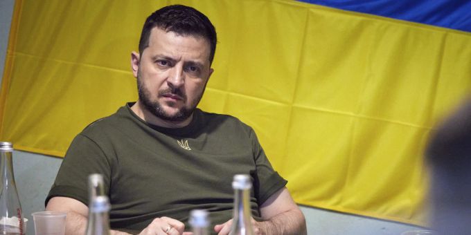 Laut Angaben des EDA ist eine Teilnahme Wolodymyr Selenskyjs an der Ukraine-Konferenz eher unwahrscheinlich. Ukraine Krieg Wolodymyr Selenskyj