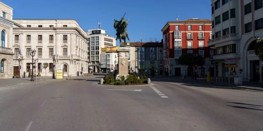 Der Platz Cid Campeador in Burgos