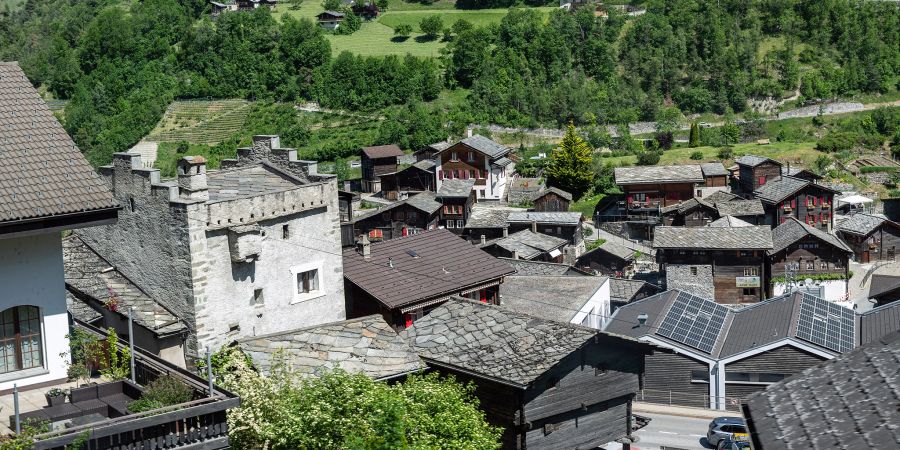 Blick auf Stalden.