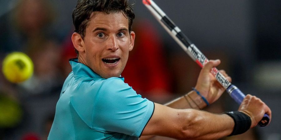 Der Österreicher Dominic Thiem hat sich in der ersten Runde von Salzburg gegen seinen Landsmann Filip Misolic durchgesetzt.