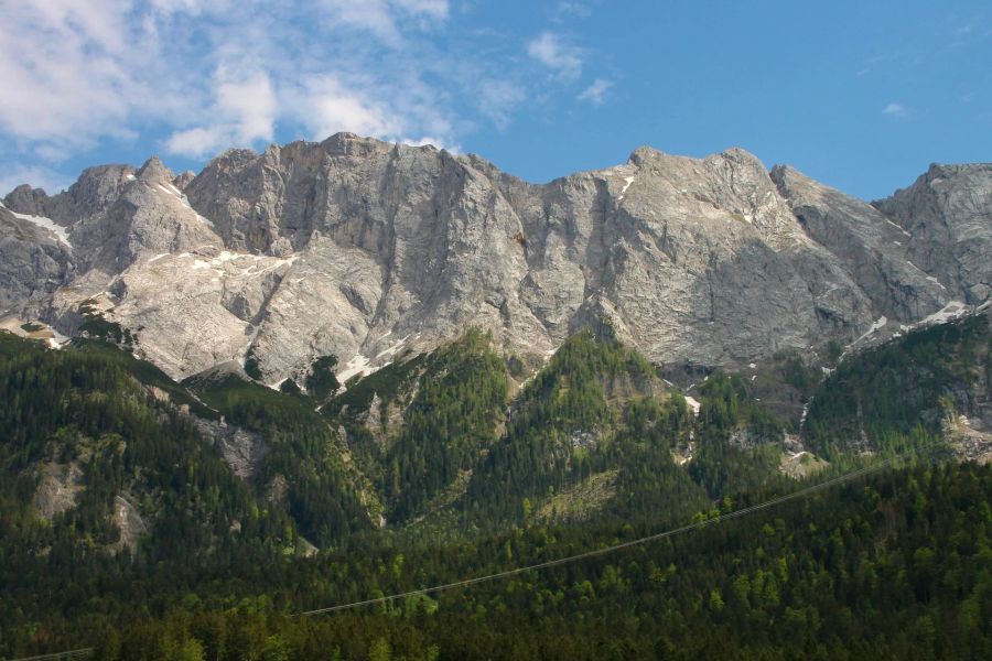 Gebirge Alpen Wald Wetterstein