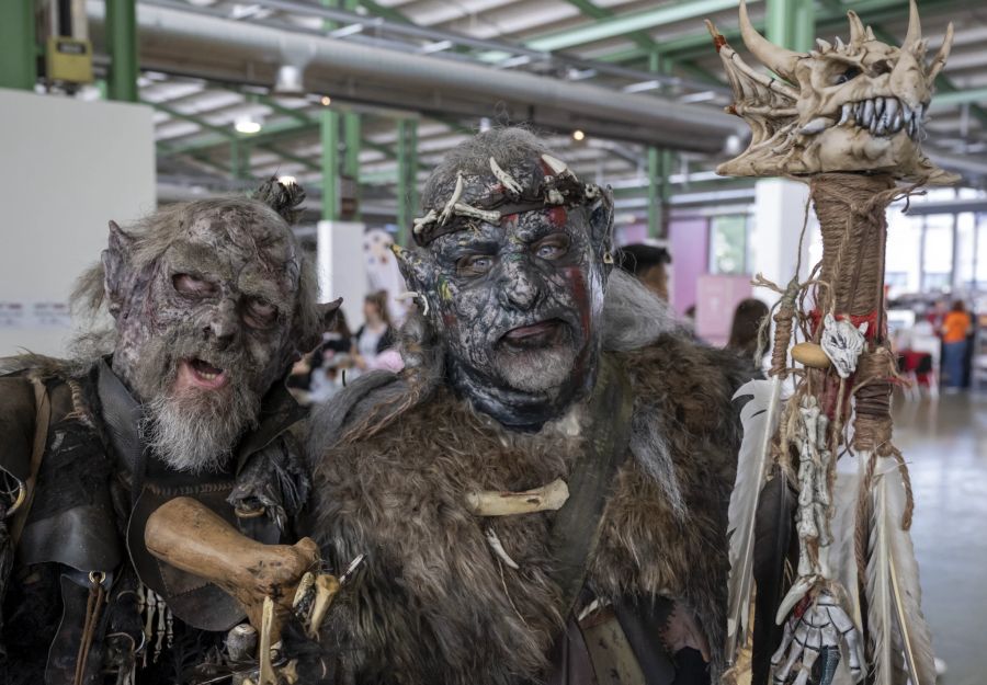 Cosplayer pilgerten in Scharen nach Basel an den Messeplatz.