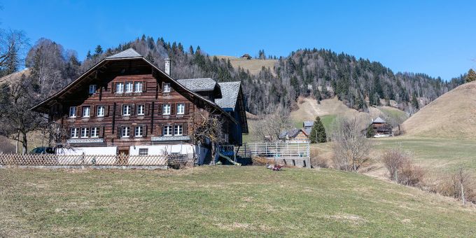 Bauernhäuser in Escholzmatt. Bauernhäuser in Escholzmatt.