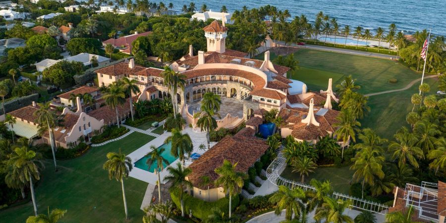 Donald Trumps Anwesen Mar-a-Lago in Palm Beach, Florida.