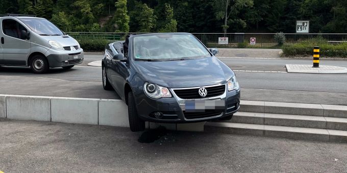 Alleinunfall in Schaffhausen. Schaffhausen