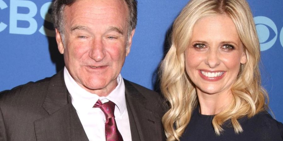 Freunde und Kollegen: Robin Williams und Sarah Michelle Gellar.