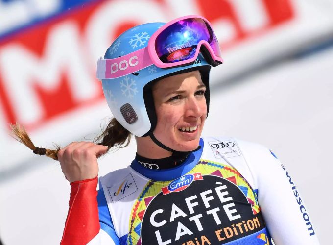 Jasmine Flury fährt im Super-G in Soldeu auf Platz sechs. Jasmine Flury