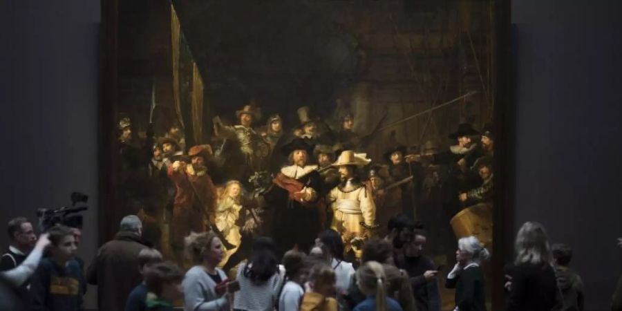 Rembrandt, Die Nachtwache, 1642. Foto: Peter Dejong/AP