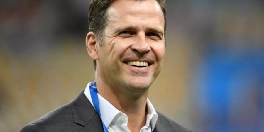 Schaut der Zukunft optimistisch entgegen: Oliver Bierhoff. Foto: Ina Fassbender