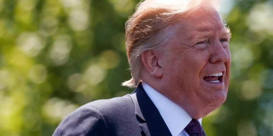 Donald Trump muss sich in der Zollfrage noch bis zu diesem Samstag äussern. Foto: Evan Vucci/AP
