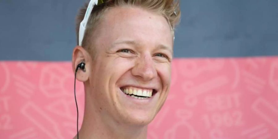Steht vor seinem Debüt beim Giro d'Italia: Der derzeit beste deutsche Sprinter Pascal Ackermann. Foto: Arne Dedert