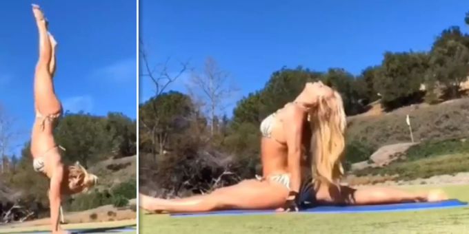 Britney Spears verblüfft Fans nach Klinik-Aufenthalt mit Yoga. Britney Spears