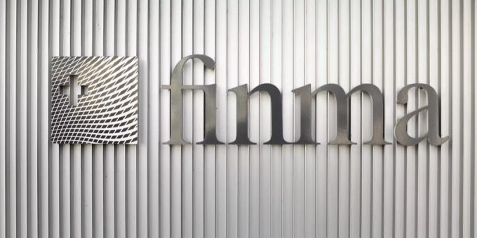 Das Logo der Eidgenössische Finanzmarktaufsicht Finma. eidgenössische Finanzmarktaufsicht finma