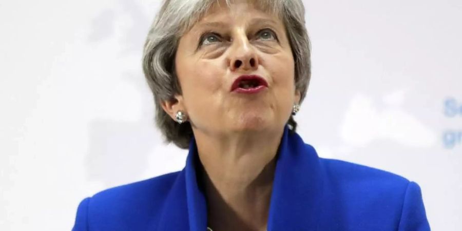 Premierministerin Theresa May war mit dem Brexit-Abkommen bereits drei Mal bei Abstimmungen im britischen Parlament gescheitert. Foto: Kirsty Wigglesworth/AP