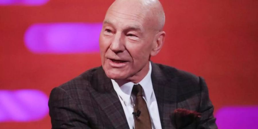 Patrick Stewart wird wieder zu Captain Picard. Foto: Isabel Infantes/PA Wire