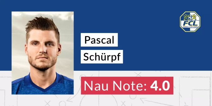 Die Nau-Note für Pascal Schürpf (FCL).