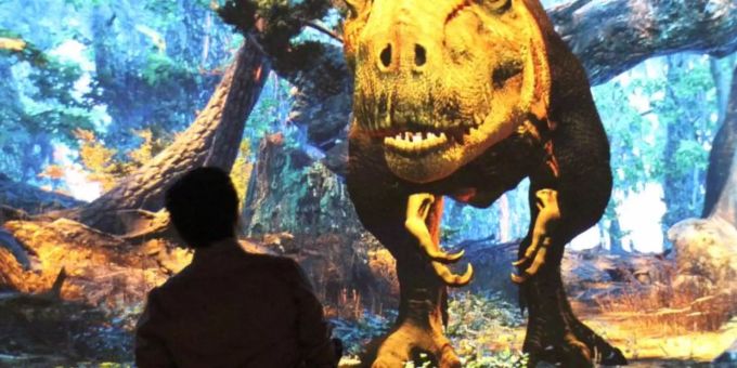 Das New Yorker Naturkundemuseum widmet dem Tyrannosaurus rex vom 11. März bis zum 9. August eine grosse Ausstellung. Gezeigt werden unter anderem Fossilien sowie lebensgrosse Modelle. Foto: Christina Horsten Das New Yorker Naturkundemuseum widmet dem Tyrannosaurus rex vom 11. März bis zum 9. August eine grosse Ausstellung. Gezeigt werden unter anderem Fossilien sowie lebensgrosse Modelle. Foto: Christina Horsten