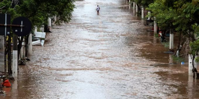 Unwetter in Brasilien. (Archivbild) Unwetter Brasilien
