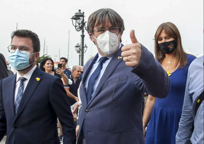 Carles Puigdemont lebte im Exil, um der Strafverfolgung zu entgehen. Puigdemont