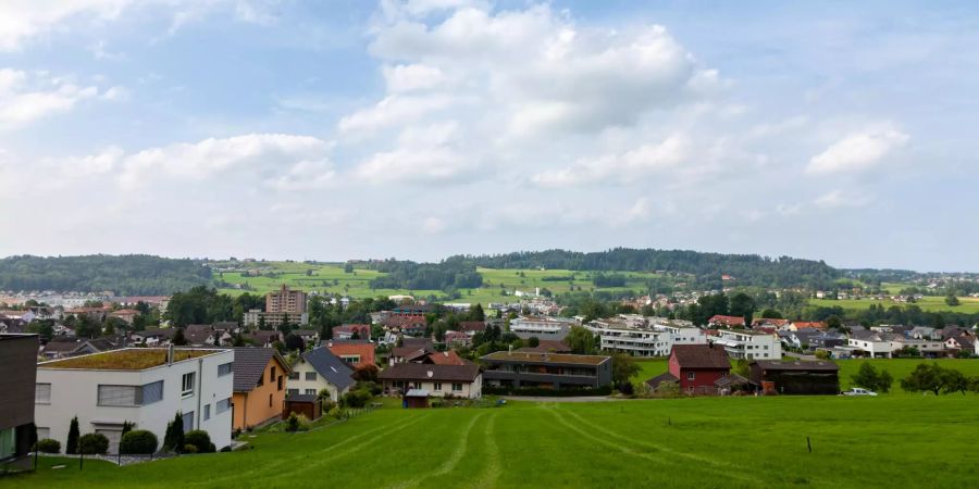 Aussicht über Bischofzell.