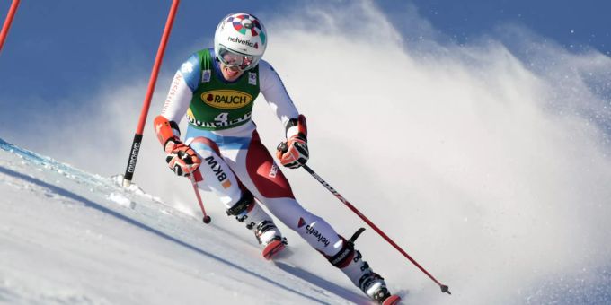 Michelle Gisin überzeugt im ersten Lauf des Riesenslaloms von Courchevel. Michelle Gisin