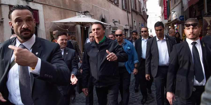 Brazilian President Bolsonaro in Rome