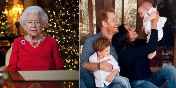 Weihnachts-Ansprache - Die Queen ignoriert Harry und Meghan eiskalt