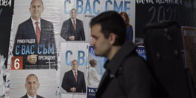 Wahlplakate in Bulgarien. Bulgarien