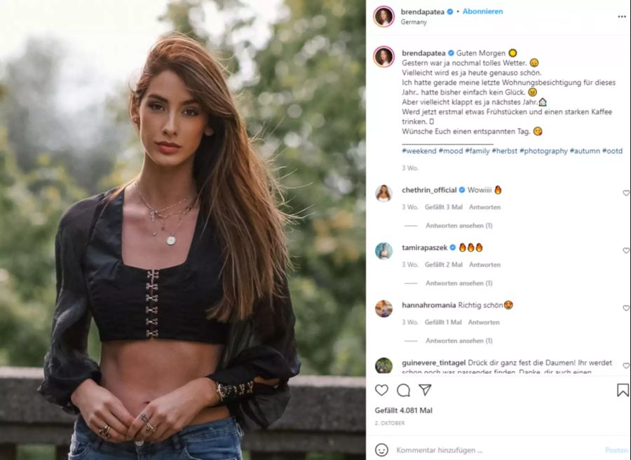 Die Ex-«GNTM»-Kandidatin zieht ihre Tochter allein gross.