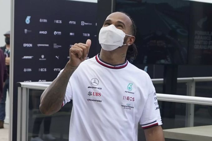 Lewis Hamilton (Mercedes) im Rahmen des US-Grand-Prix der Formel 1. Hamilton Mercedes Formel 1