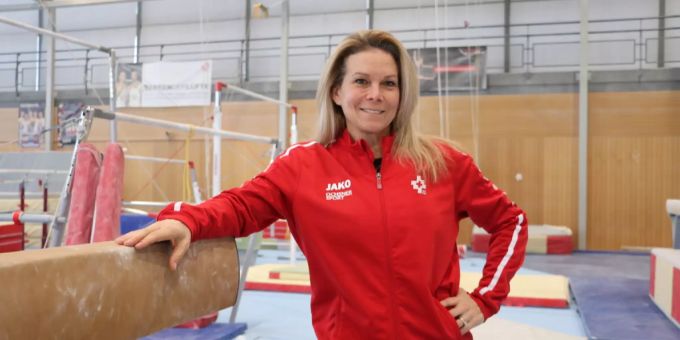 Die neue Cheftrainerin der Schweizer Kunstturnerinnen Wendy Bruce-Martin. Wendy Bruce Martin