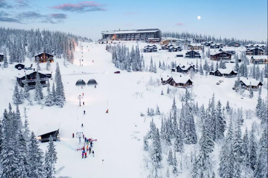 Auch die schwedische Königsfamilie verbringt ihren Skiurlaub in Copperhill.