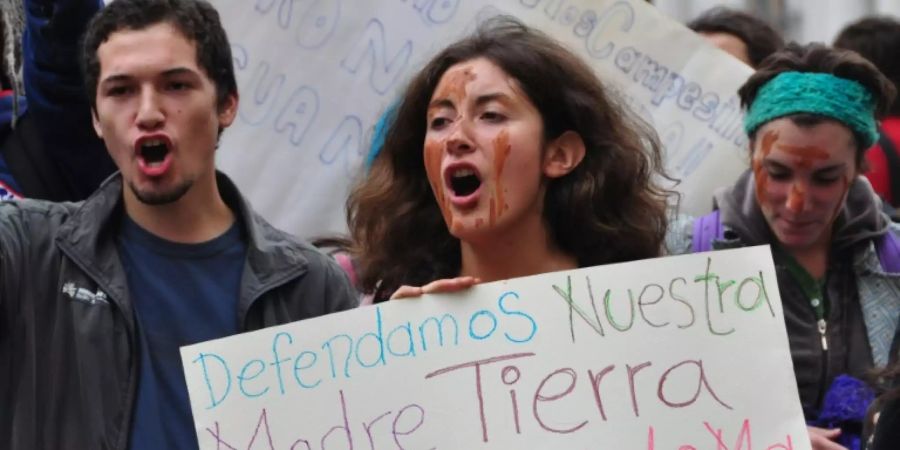 Protest in Chile gegen das Grossprojekt zum Goldabbau