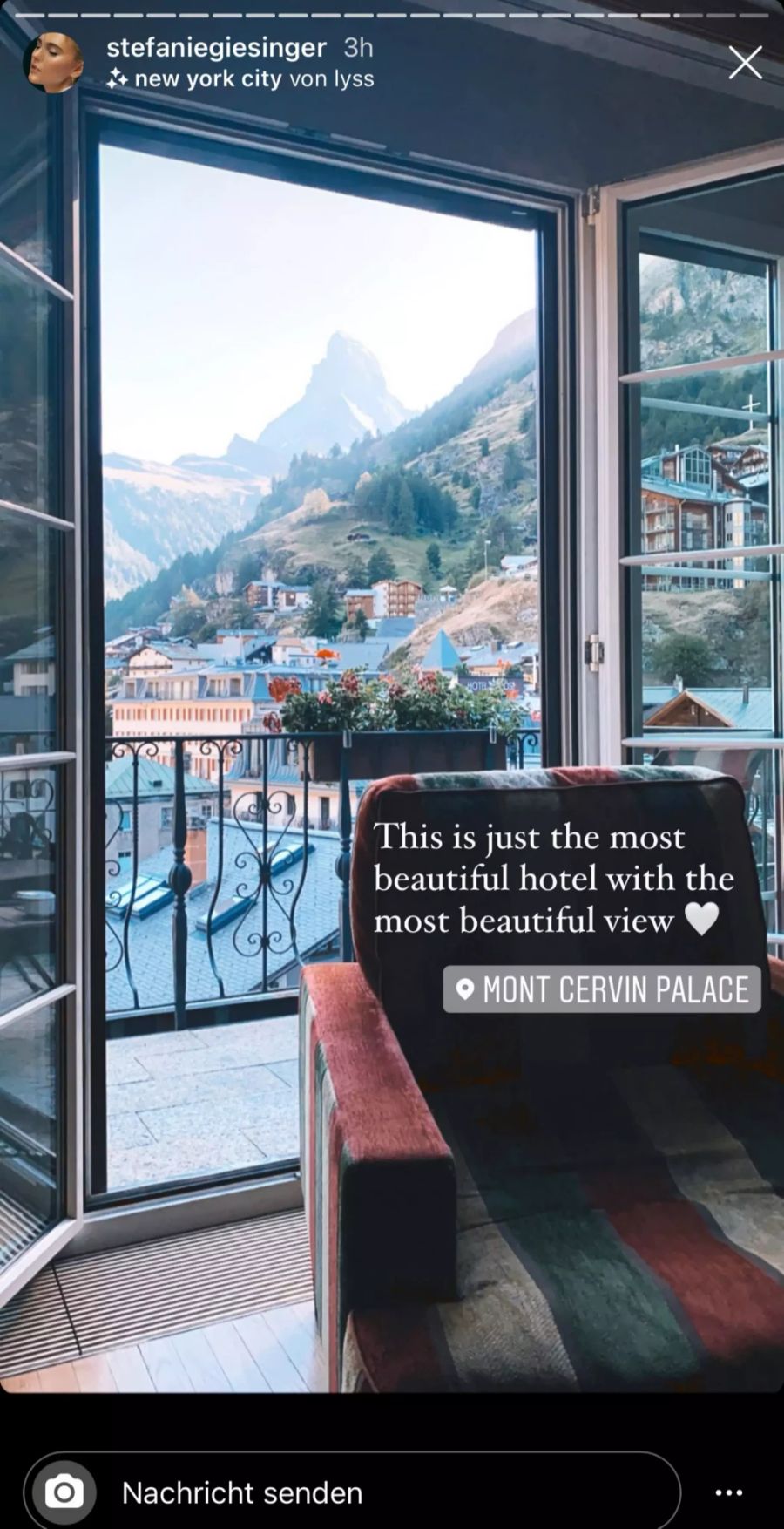 Influencer Zermatt Hotel