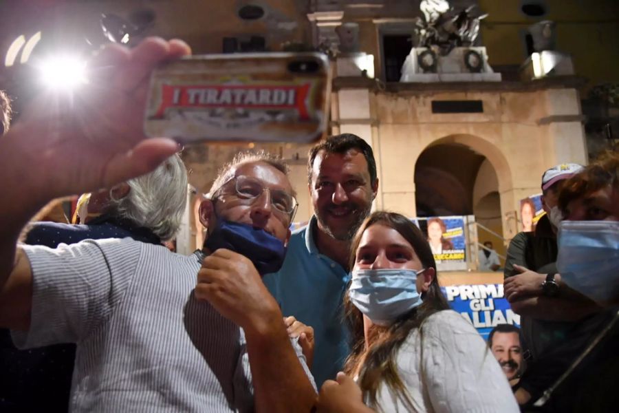 Matteo Salvini Demonstrationen Proteste