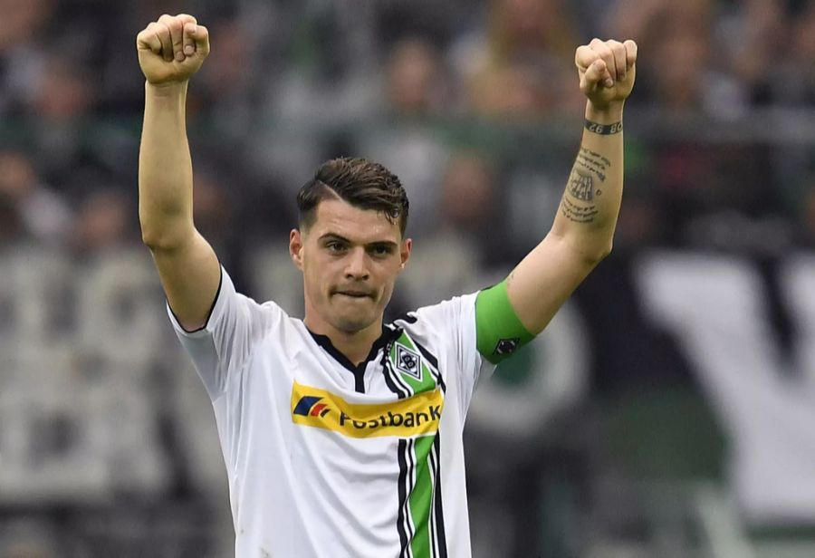 Nati-Captain Granit Xhaka spielte vor seinem Wechsel zu Arsenal in Gladbach.