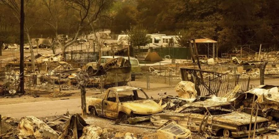 Die Waldbrände in Kalifornien haben Tausende Menschen aus ihren Häusern getrieben. Foto: Noah Berger/AP/dpa