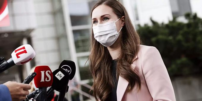 Sanna Marin, Ministerpräsidentin von Finnland und künftige Vorsitzende der Sozialdemokratischen Partei Finnlands. Sanna Marin