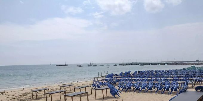 Der Jimbaran Beach in Bali. Weniger als 100 Kilometer von der Insel entfernt, ist ein U-Boot verschwunden. (Archivbild) Bali U-Boot