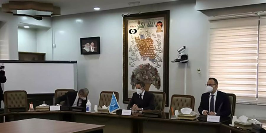IAEA-Chef Rafael Grossi während seiner Gespräche in Teheran
