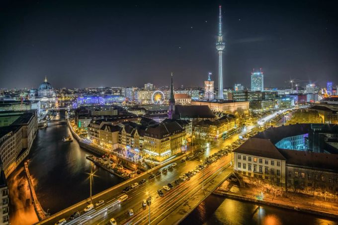 Berlin in der Nacht. Berlin