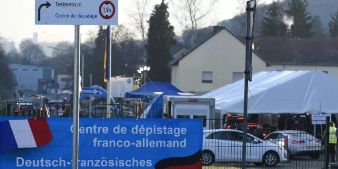 Corona-Testzentrum in Saarbrücken Corona-Testzentrum in Saarbrücken