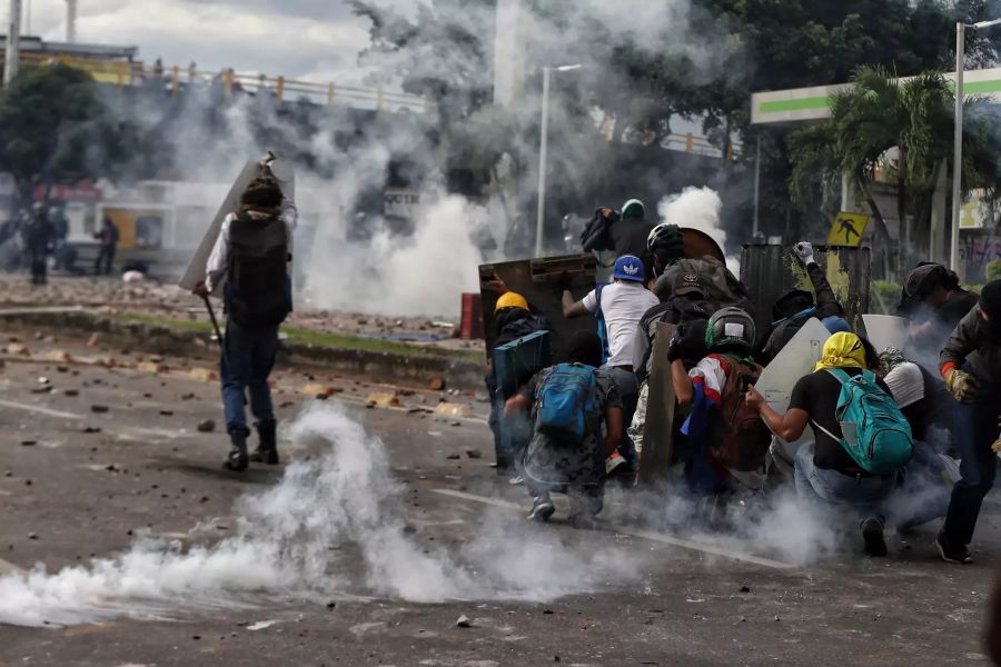 Protest in Kolumbien