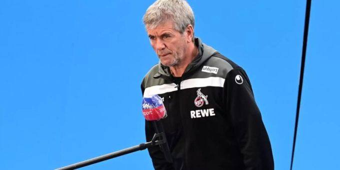Gibt sich gelassen vor dem letzten Spiel mit dem 1. FC Köln: Trainer Friedhelm Funkel. Foto: Soeren Stache/dpa-Pool/dpa Gibt sich gelassen vor dem letzten Spiel mit dem 1. FC Köln: Trainer Friedhelm Funkel. Foto: Soeren Stache/dpa-Pool/dpa