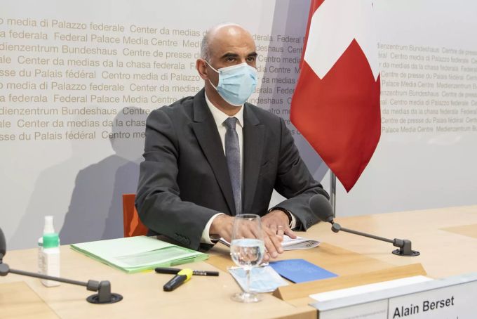 Bundesrat Alain Berset lockert die Corona-Massnahmen. Alain Berset